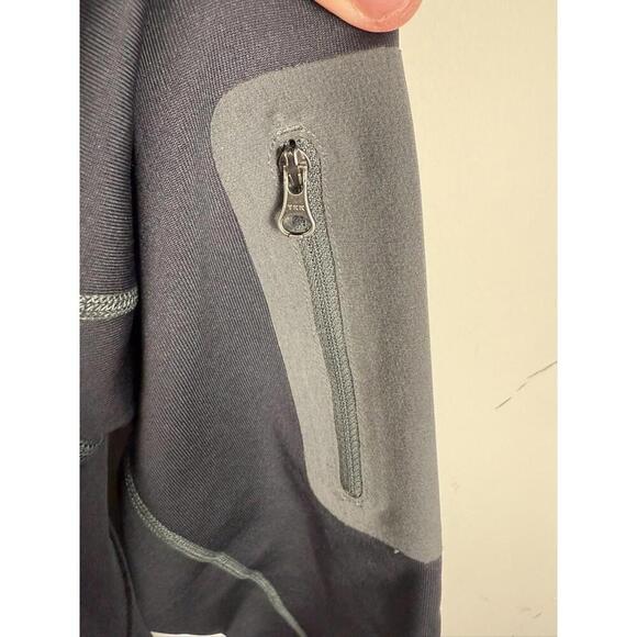 Marmot Stretch Fleece 1/2 Zip Jacket Mens Size Medium Black Pullover Long Sleeve - Picture 4 of 8